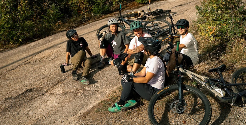 LIBE riders on the Lac-Beauport trails