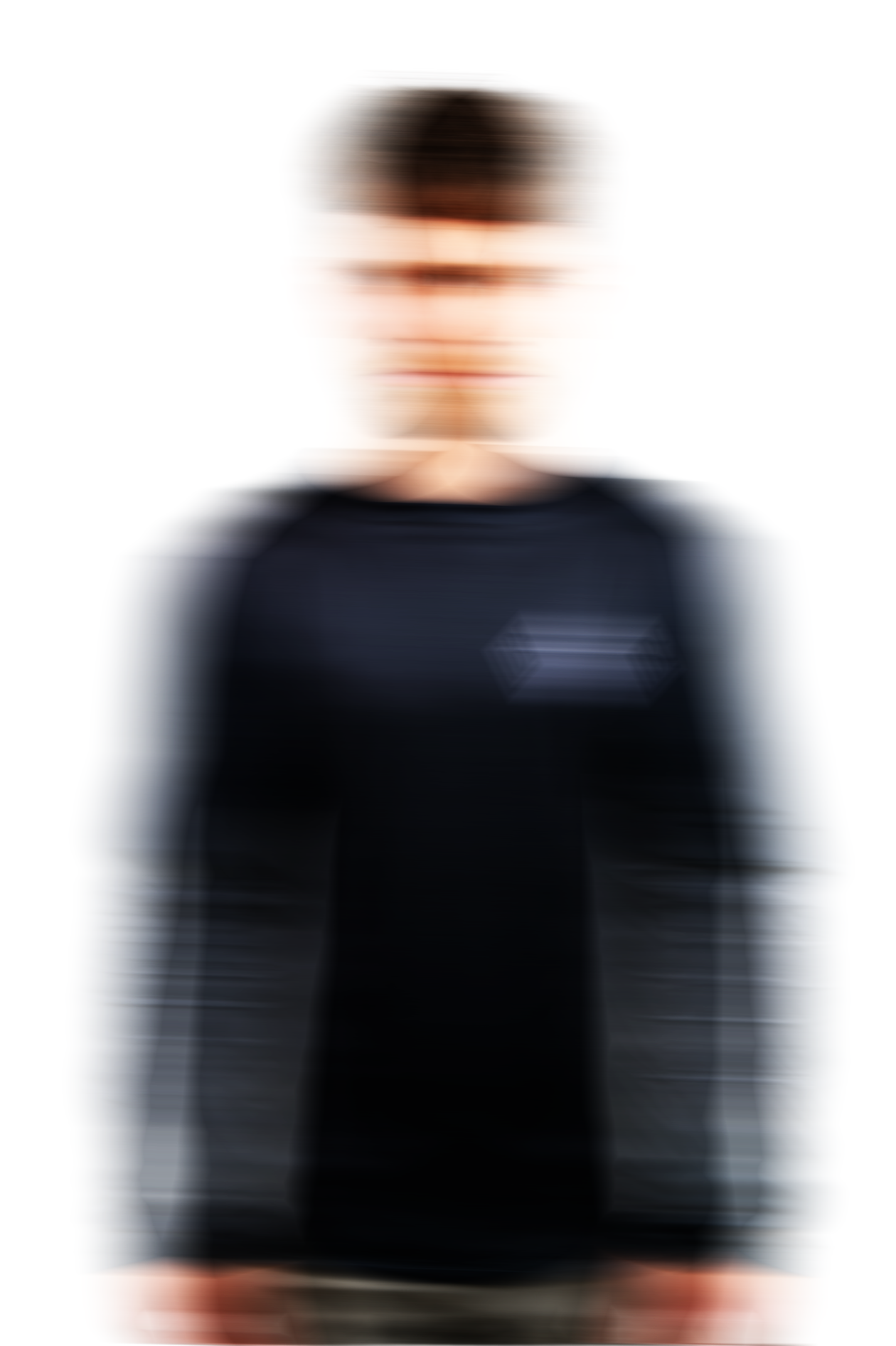 man riding in libe oryon long-sleeve jersey
